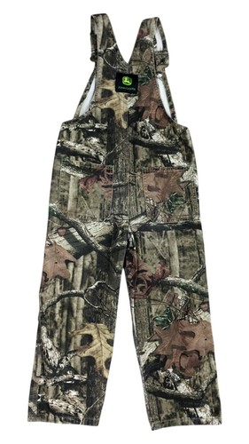 Preowned Children's John Deere Camo Overalls Sz 6 - Picture 2 of 3
