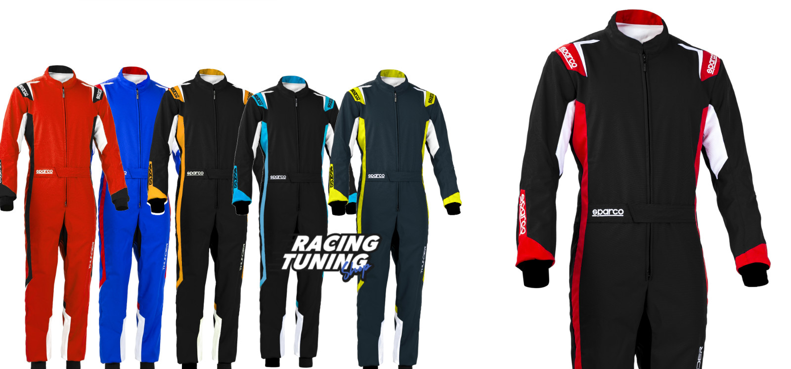 TUTA KART SPARCO THUNDER ADULTO OMOLOGATA CIK FIA - KARTING SUITS CIK FIA 27/28