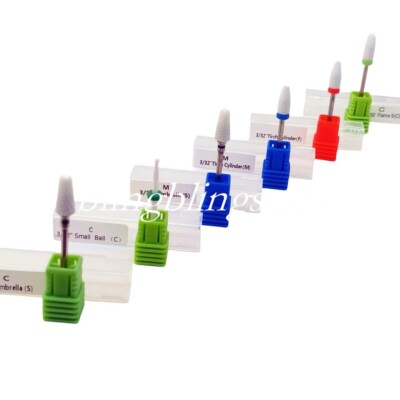Dental Lab Solid White Zirconia Ceramic Bur Micromotor HP Cutter Polishing Burr