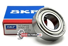 SKF 6004 ZZ C3 LHT23 DEEP GROOVE BALL BEARING, METAL SHIELDED 20x42x12 mm