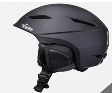 TurboSke Ski Snowboard Helmet Lightweight Audio Compatible ASTM Certified Sz M