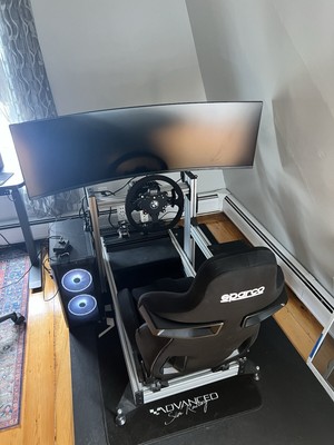 Custom Built 8020 Sim Racing Rig | *HEUSINKVELD FANATEC DD ADVANCED SIM ...