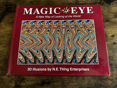 Vintage 1994 Magic Eye A New Way Of Looking At The World 3D Hardcover Book