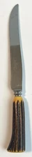 Westall Tall Richardson Faux Antler Handled Knife, Sheffield England, Stainless