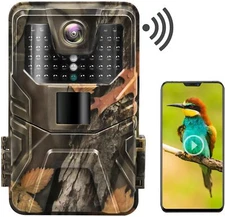 WiFi Trail Camera 4K 30MP H.265,Hunting Camera with HD Night Vision,0.2s Motion 