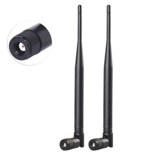 2-Pack Dual Band 2.4GHz 5GHz 6dBi WiFi RP-SMA Antenna for USB WiFi Adapter