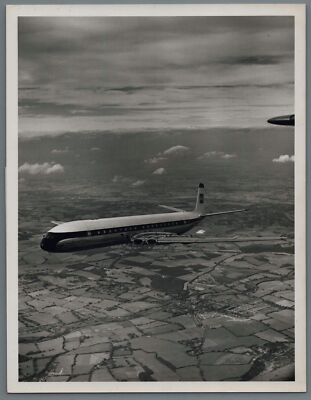 BEA BRITISH EUROPEAN AIRWAYS DE HAVILLAND COMET 4B VINTAGE HERSTELLERFOTO 3