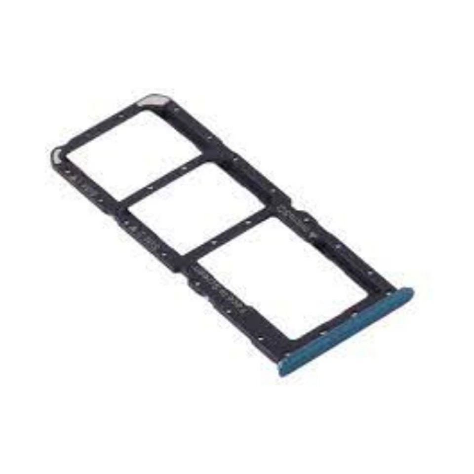 GLOBALSTOCK Tiroir carte sim pour Realme 7 Pro Dual Card bleu
