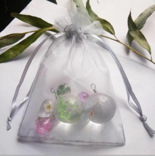 100 bolsas de regalo de organza fiesta boda de Navidad joyería caramelo artesanía bolsas de embalaje - Imagen 15 de 26