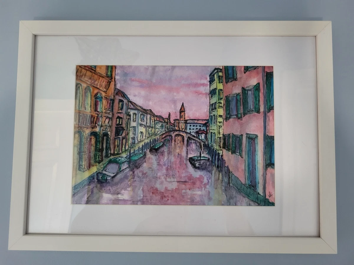 Peinture le grand canal à venise