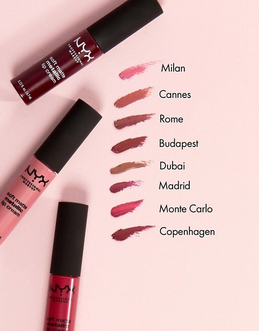 NYX SOFT MATTE METALLIC LIP CREAM You Pick Shade SMMLC 01-12 NYX SOFT MATTE METALLIC LIP CREAM You Pick Shade SMMLC 01-12