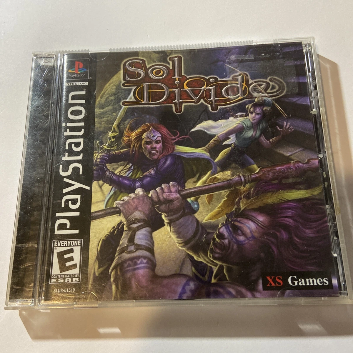 ORIGINAL AUTHENTIC PS1 PLAYSTATION XS GAMES GAME SOL DIVIDE