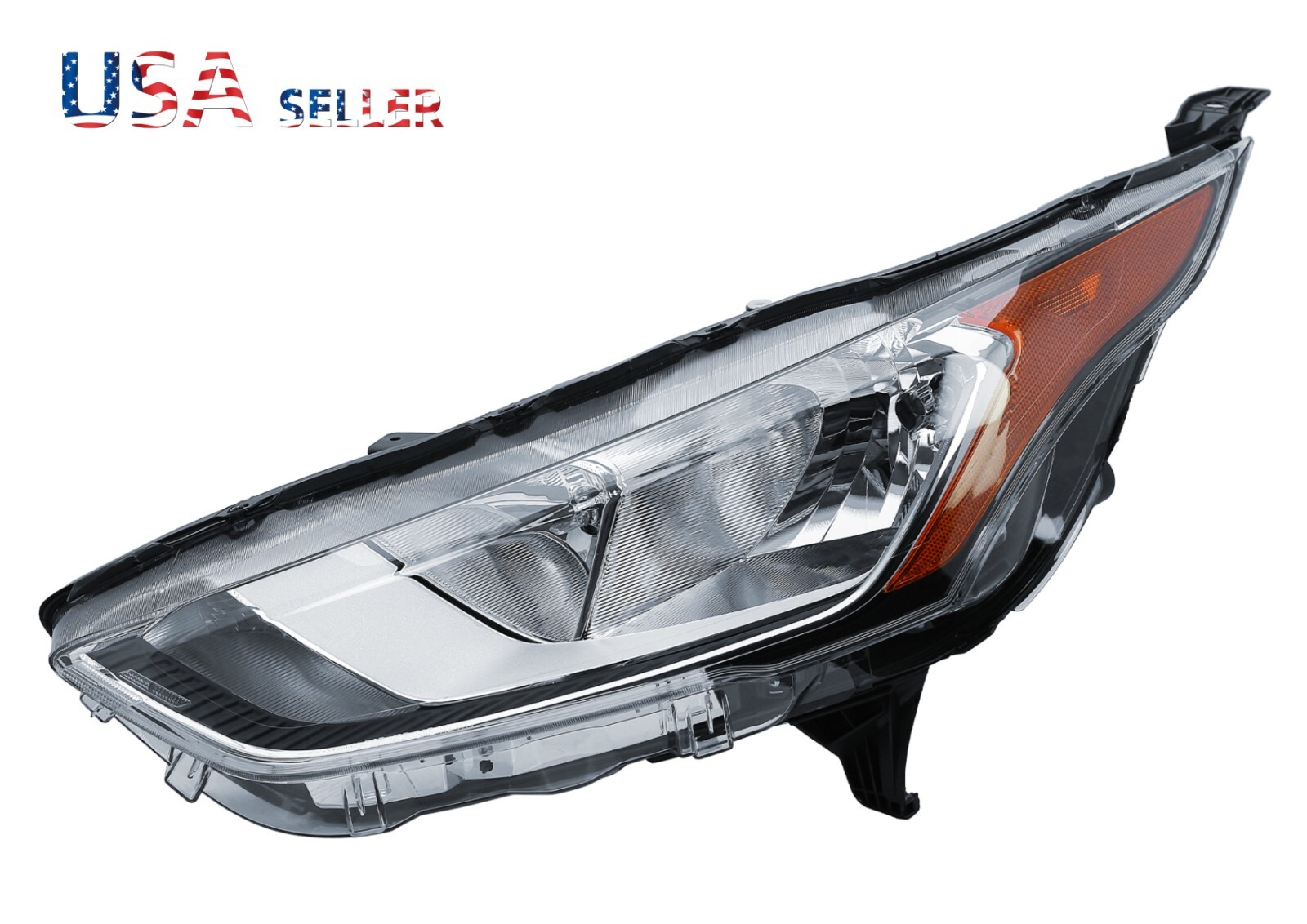 19-23 Ford Transit Connect XL XLT Left Side Chrome Headlight Trim