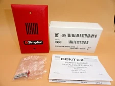 Simplex 624-940 Fire Alarm Signal Red Audible Model GX90-4R New/NOS