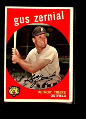 1959 TOPPS #409 GUS ZERNIAL TIGERS VGEX E06939 | eBay