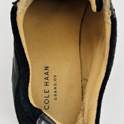 Mens 13 M Cole Haan C12708 Grand OS Black Oxford Bicycle Toe
