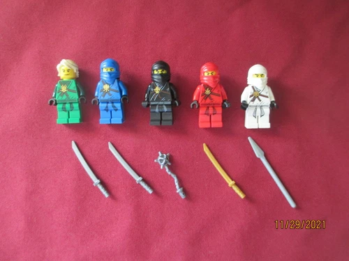 LEGO Ninjago Minifigures Lot. Lloyd, Jay, Kai, Cole, Zane, Day of the Departed .