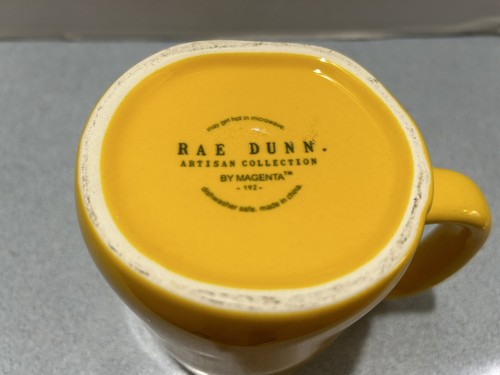 Rae Dunn Yellow Halloween Mug GHOULS’ NIGHT OUT NEW! - Picture 6 of 7
