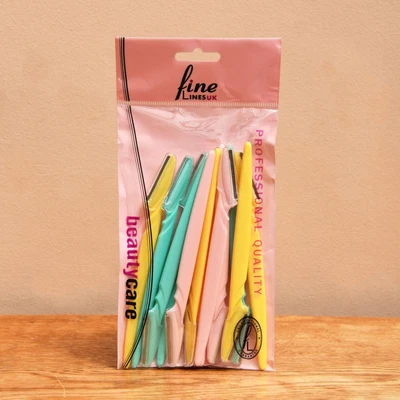 FINE LINES EYEBROW RAZORS - Dermaplaning Blades - Shave Hair or Exfoliate Skin - Pack of 3