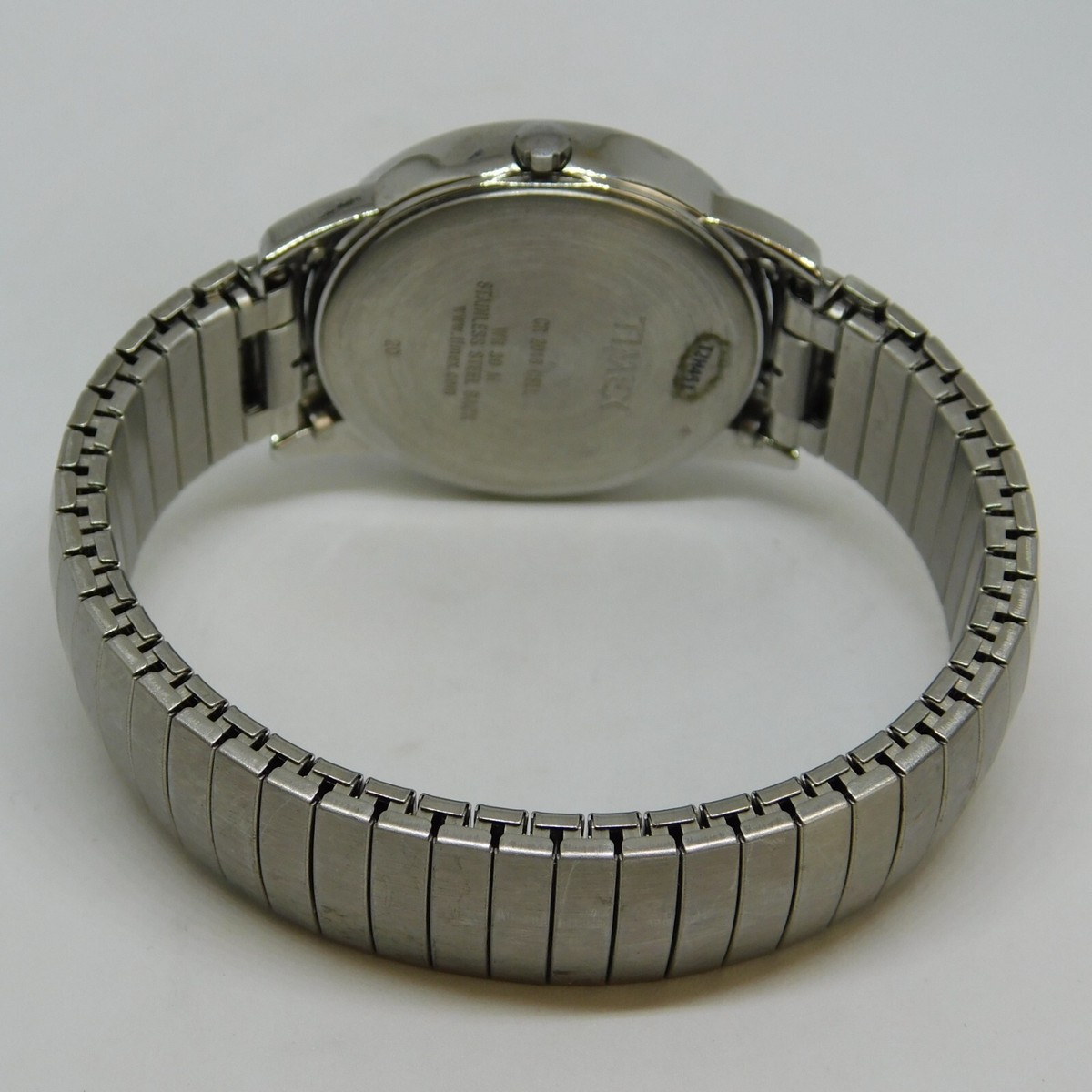 Timex T2H451 Indiglo Silver Tone Quartz Analog Men's Watch Sz.6 1/2 New  Battery | eBay