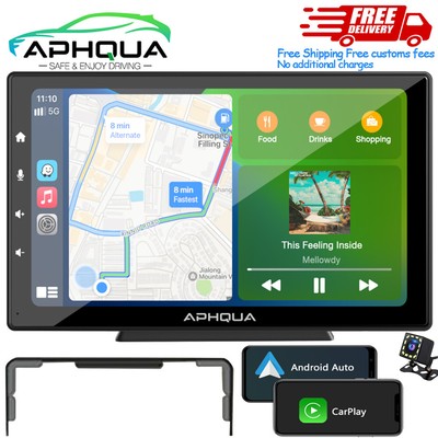 Aphqua 2024 Newest 7Inch IPS Touchscreen LED Wireless Apple Carplay Android Auto