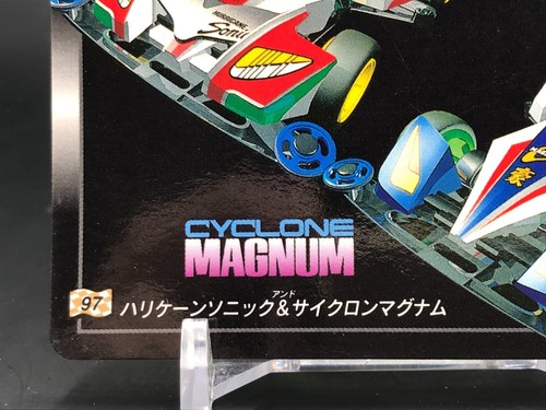 Sonic Magnum Let's & Go!! Mini 4WD Carddass TCG BANDAI Japan Rare No.97 F/S - Picture 3 of 12