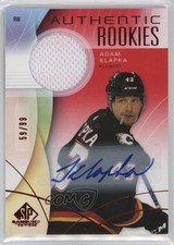2024 SP Game Used Authentic Rookies Red Jersey 59/99 Adam Klapka #204 Auto 1c3s