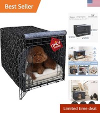 Dog Crate Cover for 48-Inch Crates - Easy Installation  Ventilated