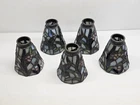 5 Vintage Tiffany Style Stained Glass Lamp Shades Cardinal Bird Ceiling Fan