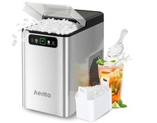 Nugget Ice Maker Countertop, 40lbs/24H Soft Chewable Pellet Ice Machine1240JUP1