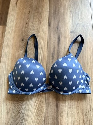 Victoria's Secret ブラジャー 32C Victorias Secret Body By Victoria Bra 32C Blue Hearts Padded