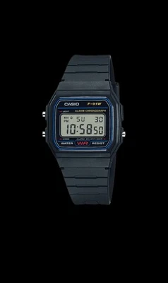 Orologio Da Polso Uomo Casio Collection F-91w-1 Digital Luce Sveglia Vintage lac
