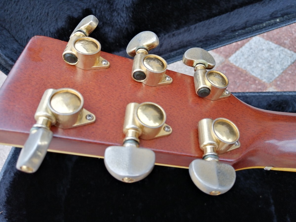 Acoustic Guitar Yamaki YW-80 Natural 1970s with Hard Case | eBay
