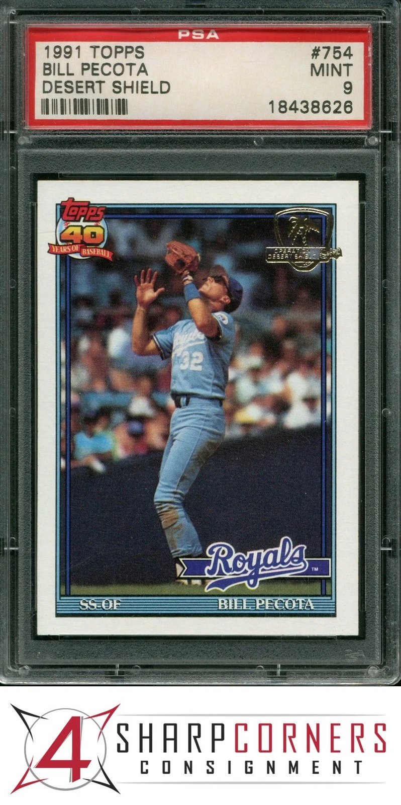 Bill Pecota trading card
