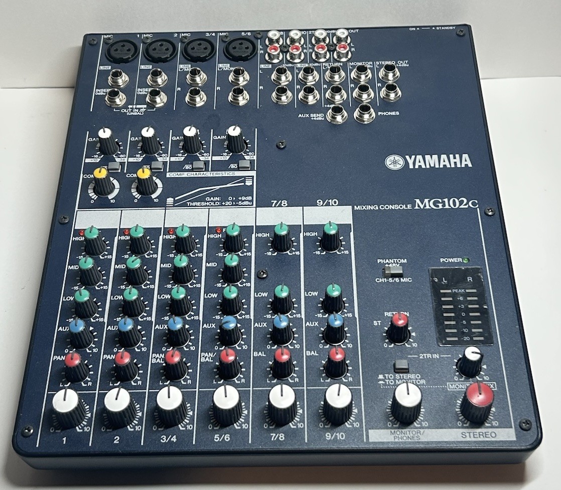 Yamaha MG102C 10 Channel Input Stereo Mixer for sale online | eBay