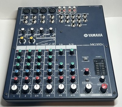 Yamaha MG102c 10 Input Analog Stereo Mixer Console (AC Power Cable