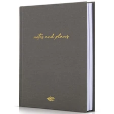 Aesthetic Daily Planner & Notebook – Hardcover Hourly Schedule for Work & School