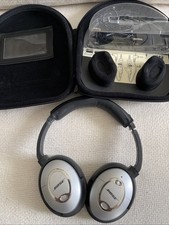 Bose QuietComfort 3 QC-3 Acoustic Noise Cancelling Headphones w/ Case  Cables