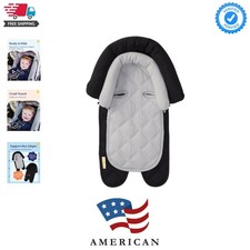 Baby  Toddler 2-in-1 Car Seat Head Support - Black