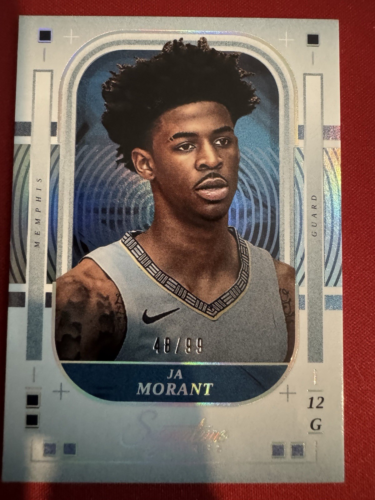 2025-26 Panini Signature Series #60 Ja Morant /99 Silver Parallel