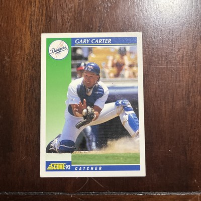 1992 Score #489 Gary Carter MLB Hall Of Fame Los Angeles Dodgers