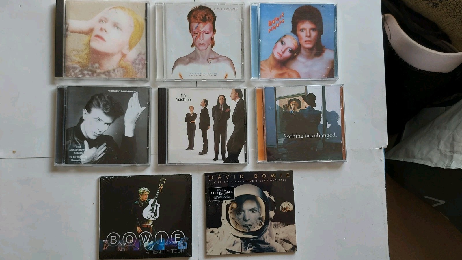 DAVID BOWIE - Job Lot Bundle of 8 CD albums (2 New & Sealed)