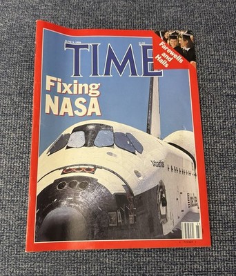 TIME MAGAZINE Fixing NASA Challenger Space Shuttle; REAGAN; Jun 9, 1986; Vintage