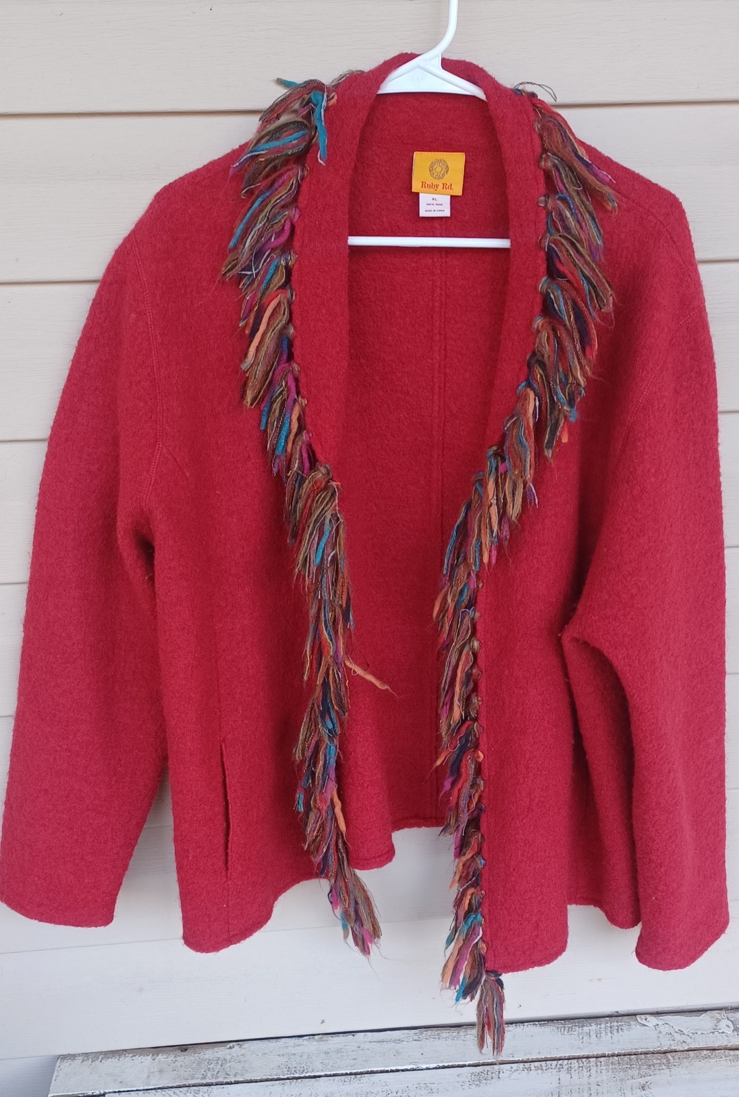 Ruby Rd , Red, 100% Wool Jacket Coat Multicolor F… - image 1