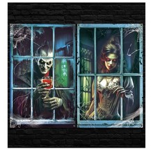 Halloween Window Cover Decorations