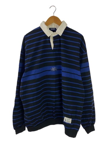 Nautica Polo Shirt XXL Cotton Navy Stripe Pre-Owned
