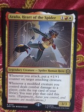 Arana, Heart of the Spider Marvel Spider-Man Magic The Gathering MTG card legend