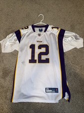 Nike On Field Minnesota Vikings Jersey Youth XL White 12 Percy Harvin