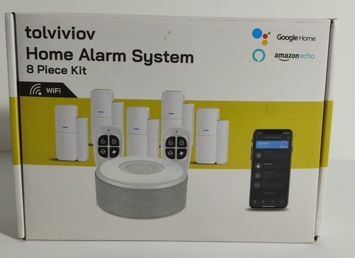 tolvivivo Home Alarm System 8 Piece Kit