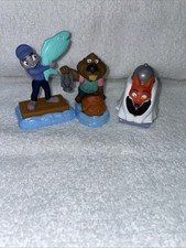 2025 McDONALD'S Zootopia 2 Disney HAPPY MEAL TOYS Set Of 3 Cake Toppers
